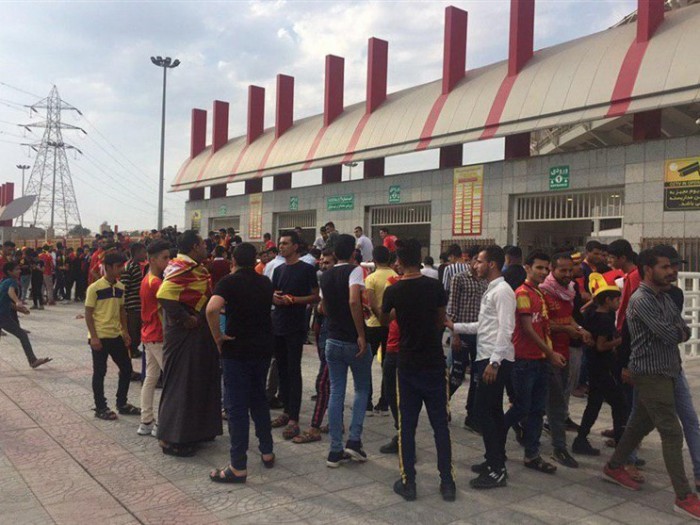 حاشیه دیدار فولاد- پرسپولیس