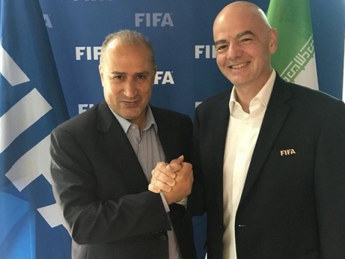 سفر رئیس فدراسیون جهانی فوتبال به تهران