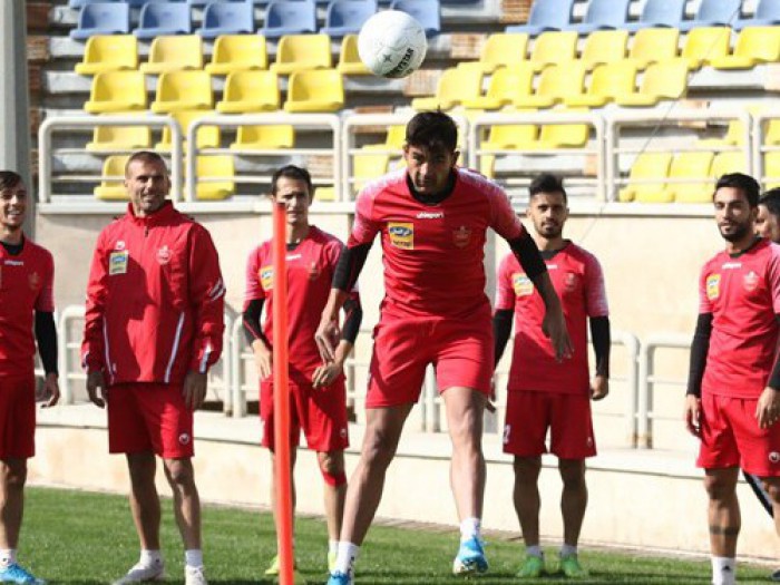 برگزاری آخرین تمرین پرسپولیس پیش از دیدار با صنعت نفت آبادان